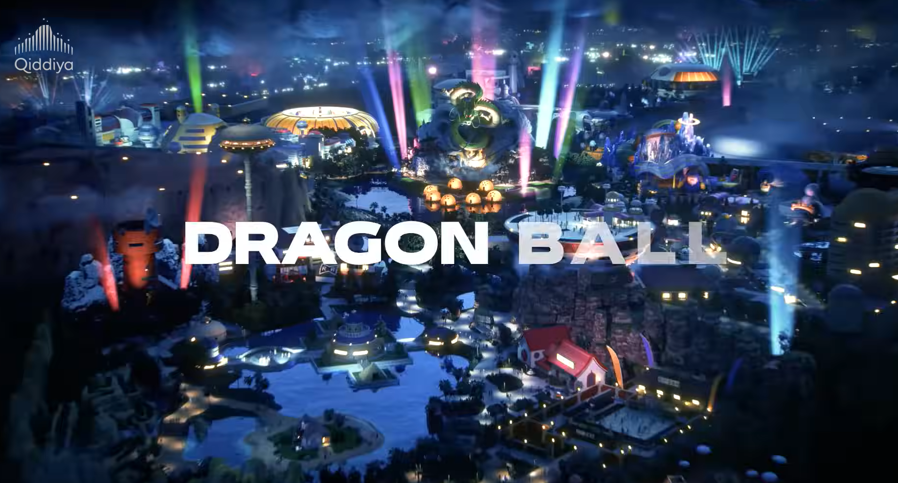 沙特阿拉伯建立首個龍珠主題樂園。(影片截圖)