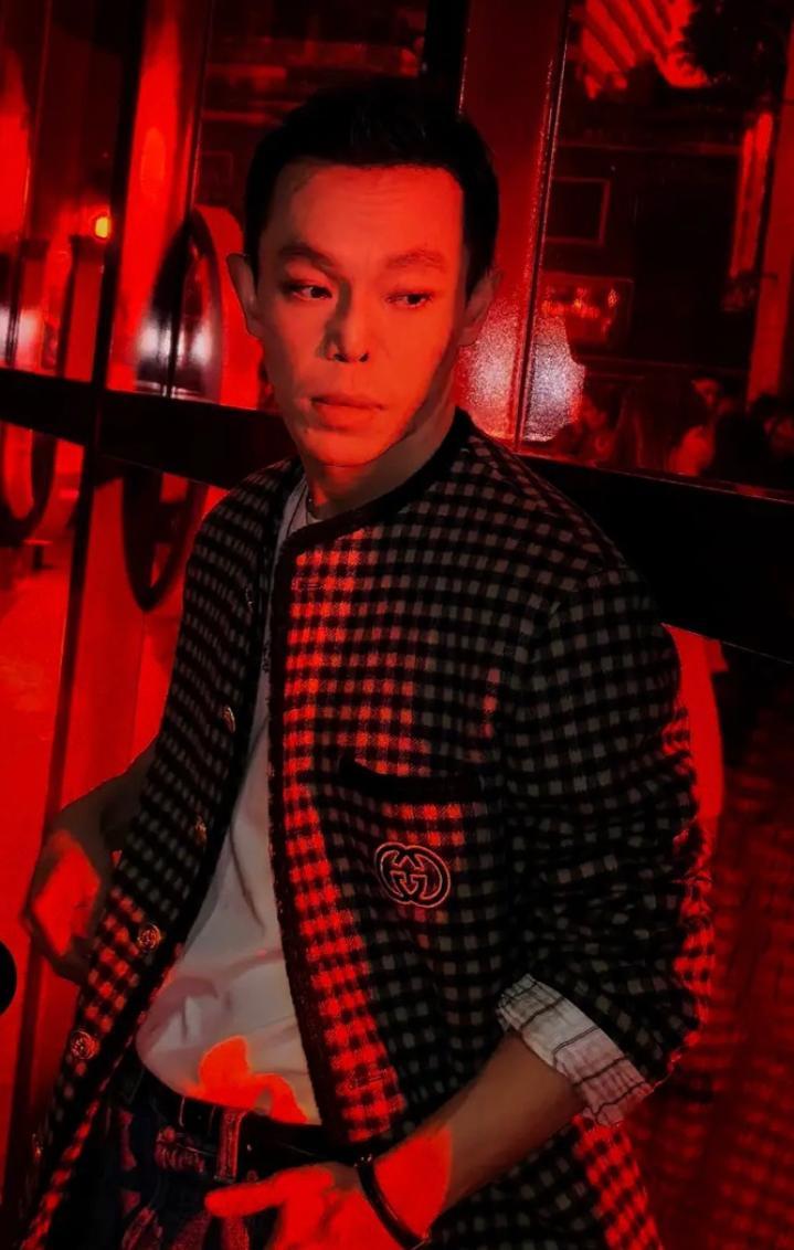 陳柏熹出席前晚GUCCI在尖沙咀舉行活動。