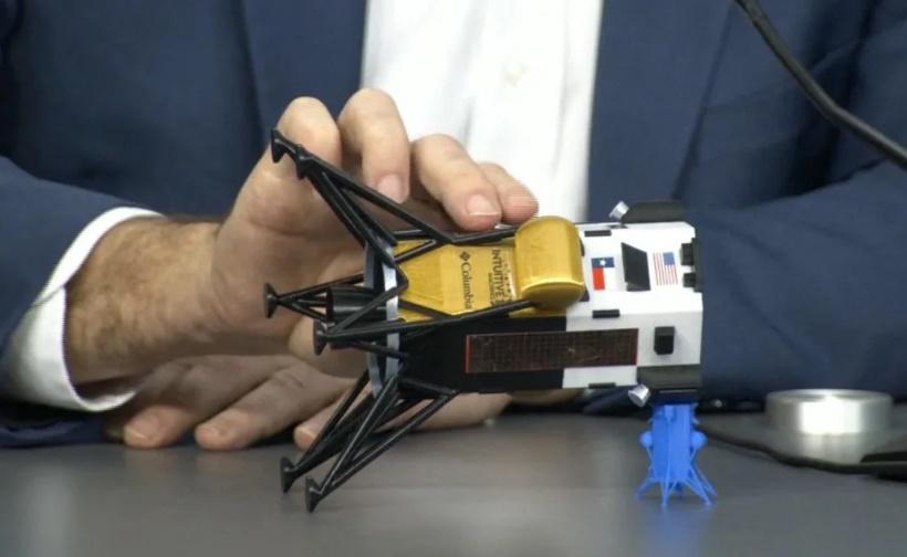 「奧德修斯號」於上月22日,以不穩定的角度著陸,但仍完成多項測試並發回照片。(網上圖片)