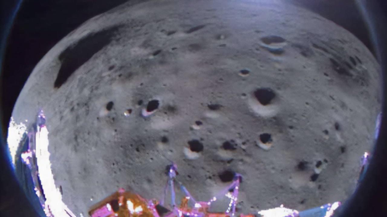 「奧德修斯號」於上月22日,以不穩定的角度著陸,但仍完成多項測試並發回照片。(網上圖片)