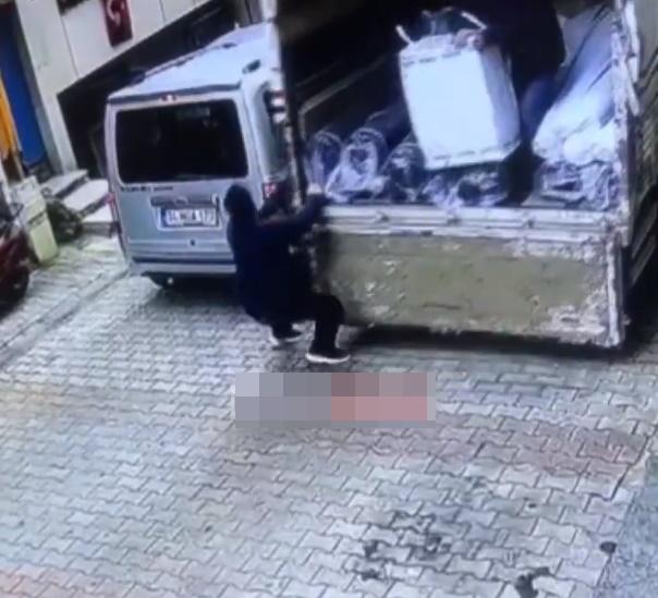 司機驚覺沒有為貨車拉手掣,連忙想把車拉住但不果。(X)