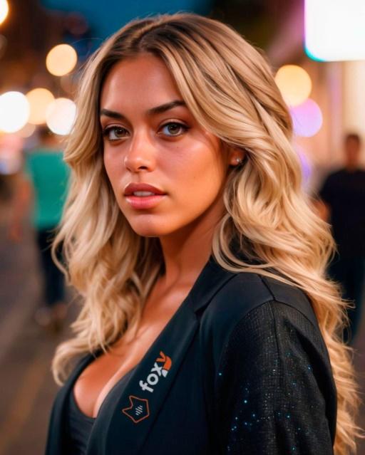 英國人工智慧色情簡訊服務Foxy AI創造的AI情人Sofia Lopez。(X)