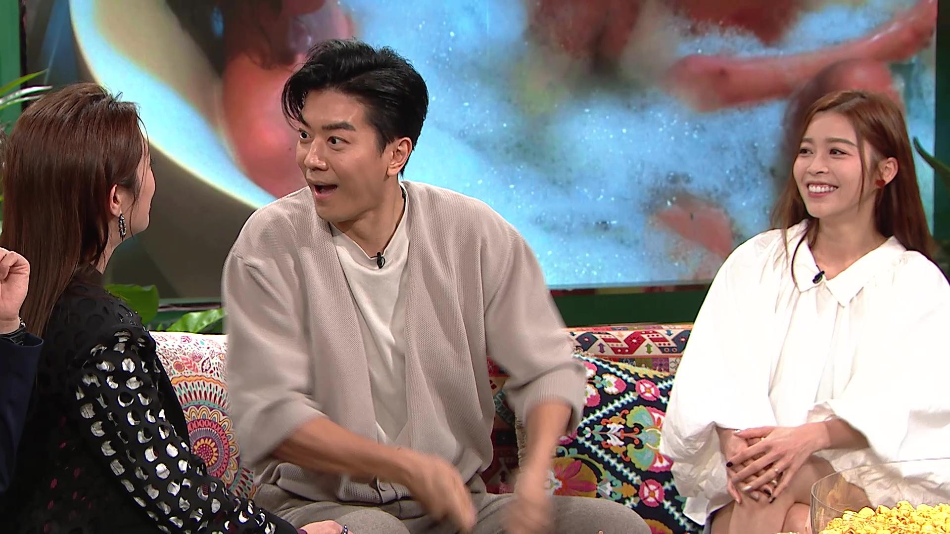 諾懿重演當時為Winki打泡嘅搞笑畫面。