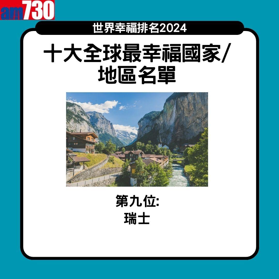 世界幸福排名2024|第九位: 瑞士