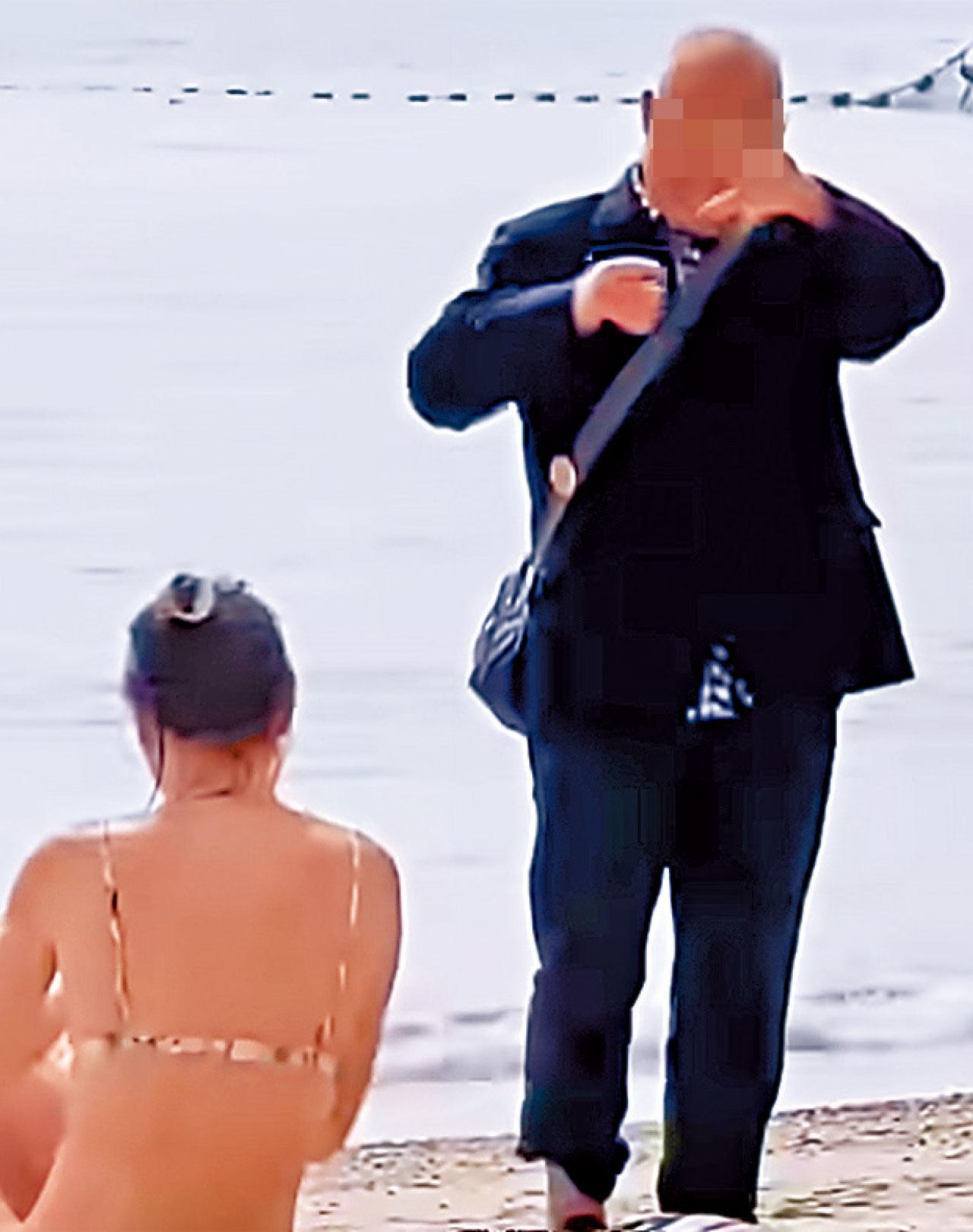 性騷擾 非禮 女泳客 強迫合照