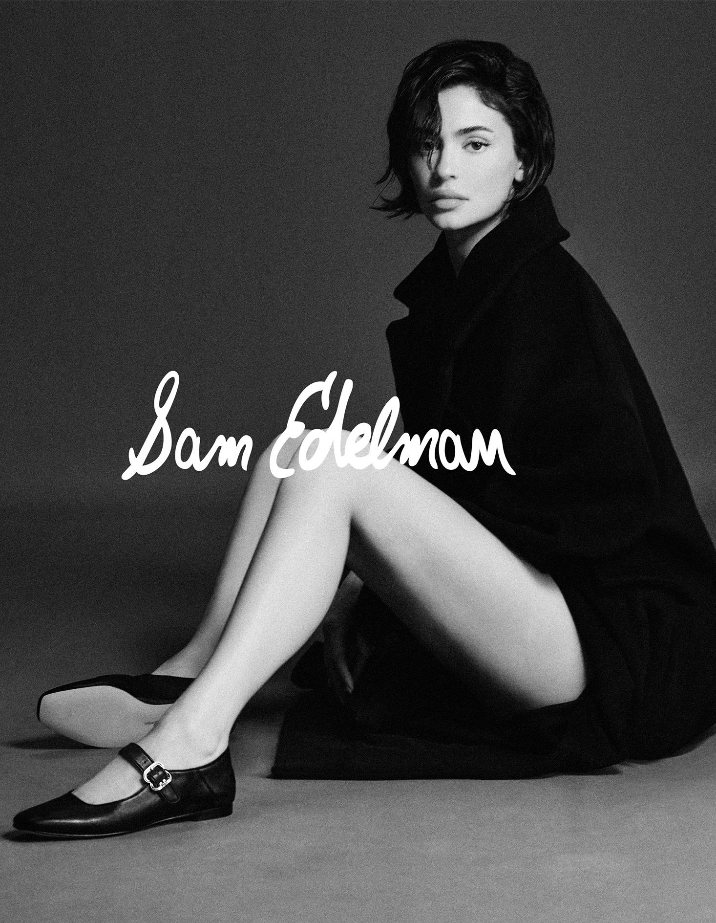 Kylie Jenner驚喜亮相Sam Edelman 2024年春夏系列廣告。