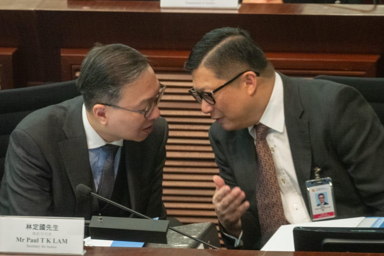 23條立法|法案委員會完成審議修正案。(陳奕釗攝)