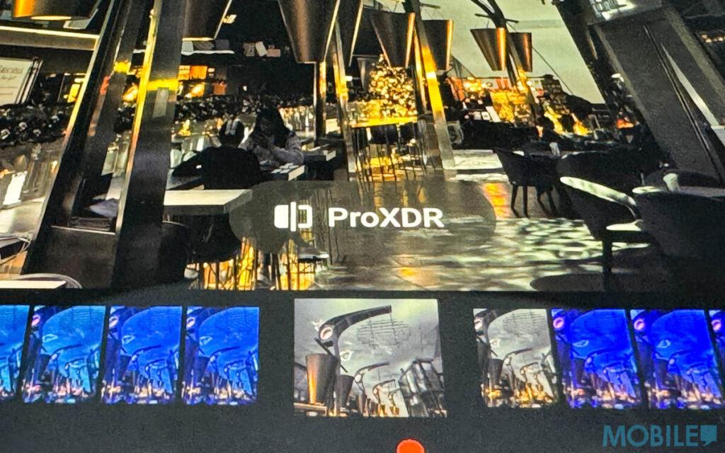 瀏覽相片時能選攝以 ProXDR 顯示
