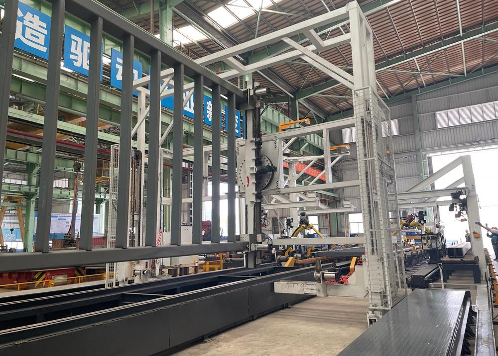 圖示焊接機械人。(政府新聞處圖)