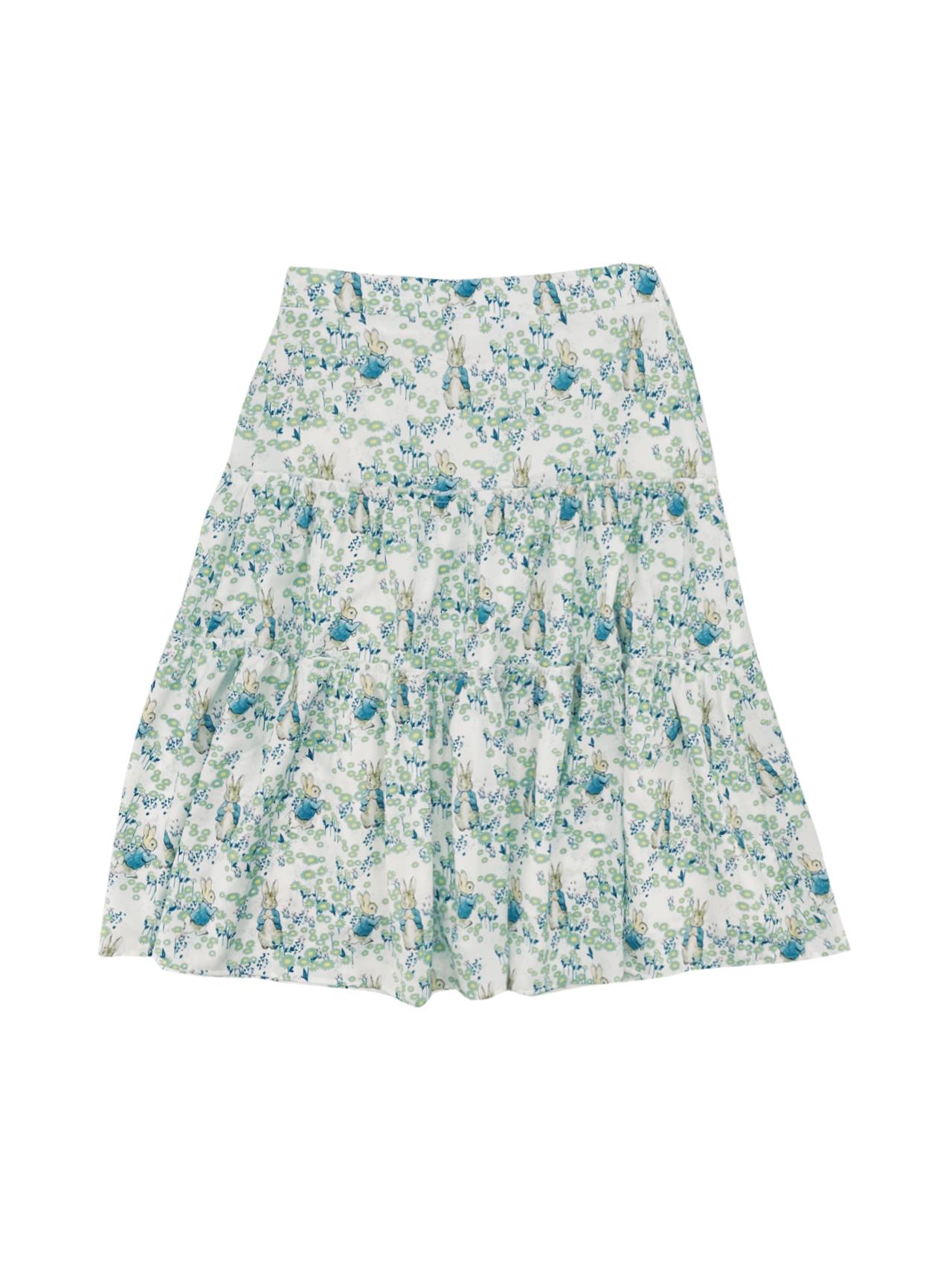 Chevignon x Peter Rabbit 全印花層疊裙 $699