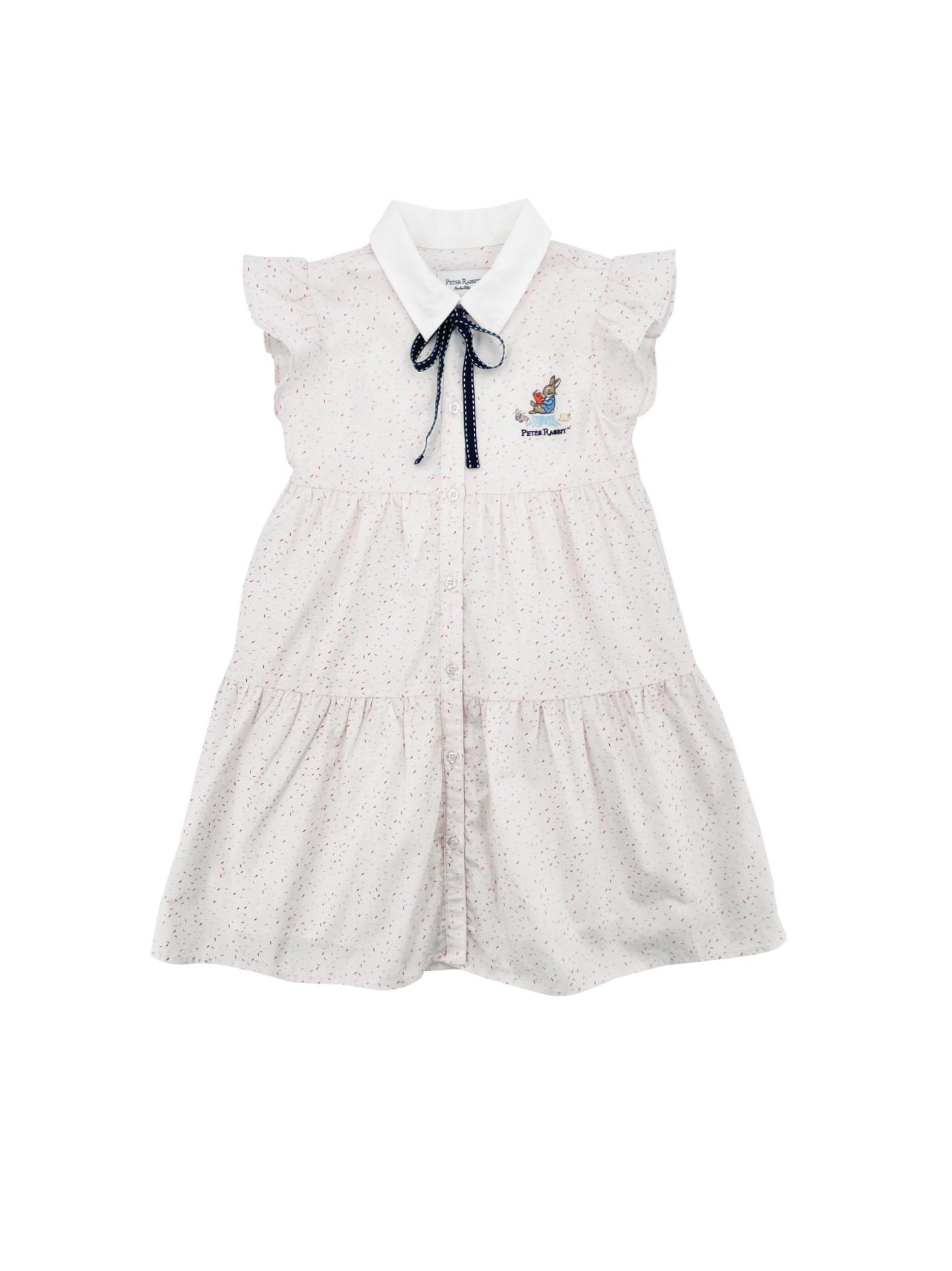 Chevignon x Peter Rabbit 胸前印花襯衫連衣裙 $599