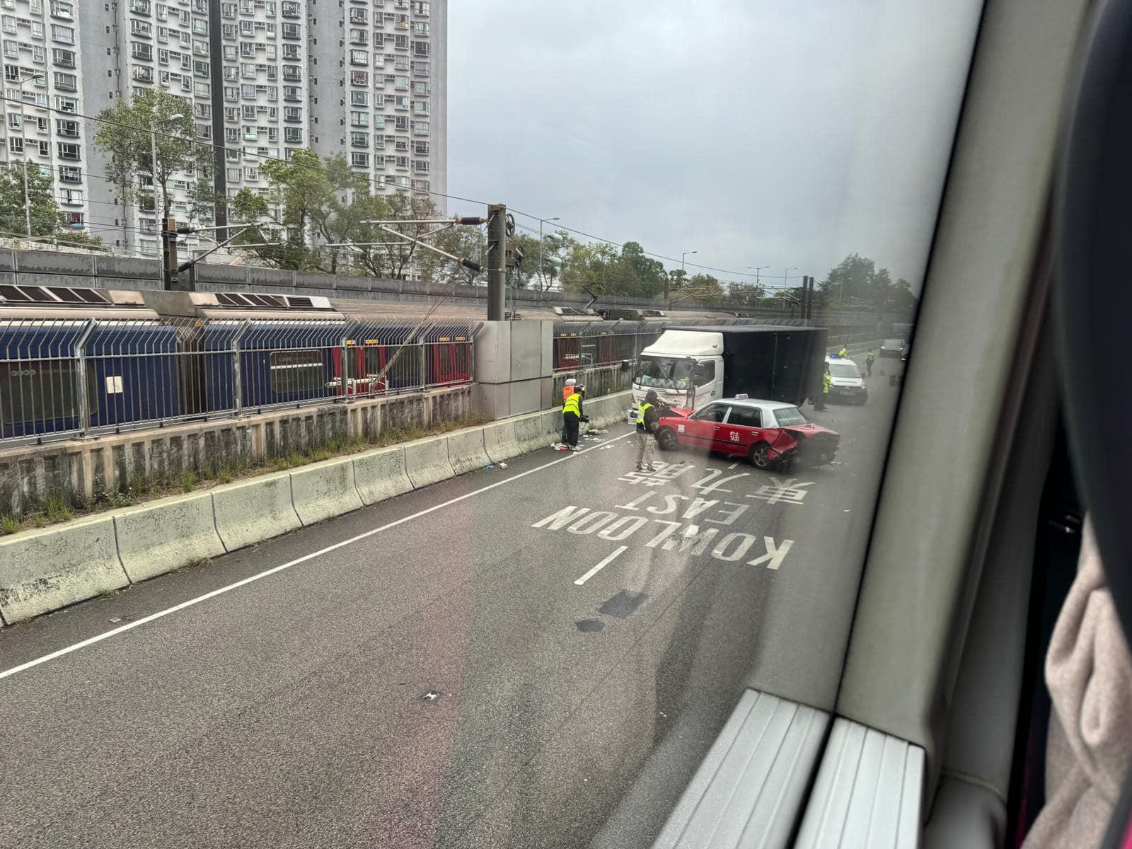 大老山公路發生致命交通意外。(fb「馬路的事討論區」圖片)