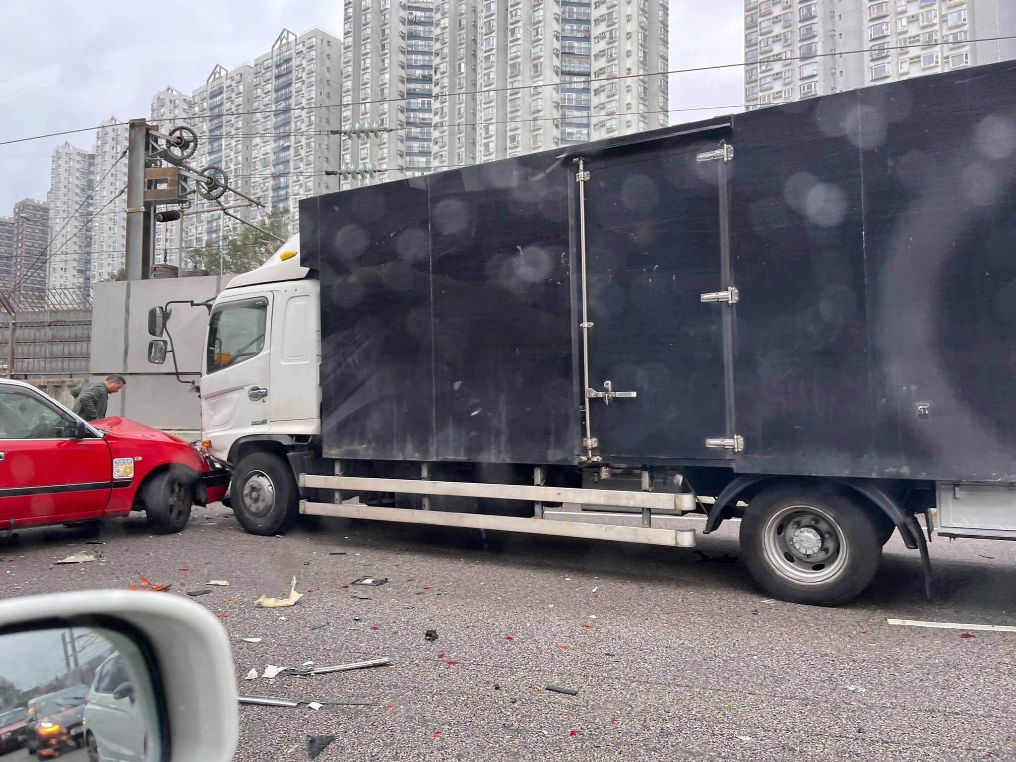 大老山公路發生致命交通意外。(fb「馬路的事討論區」圖片)