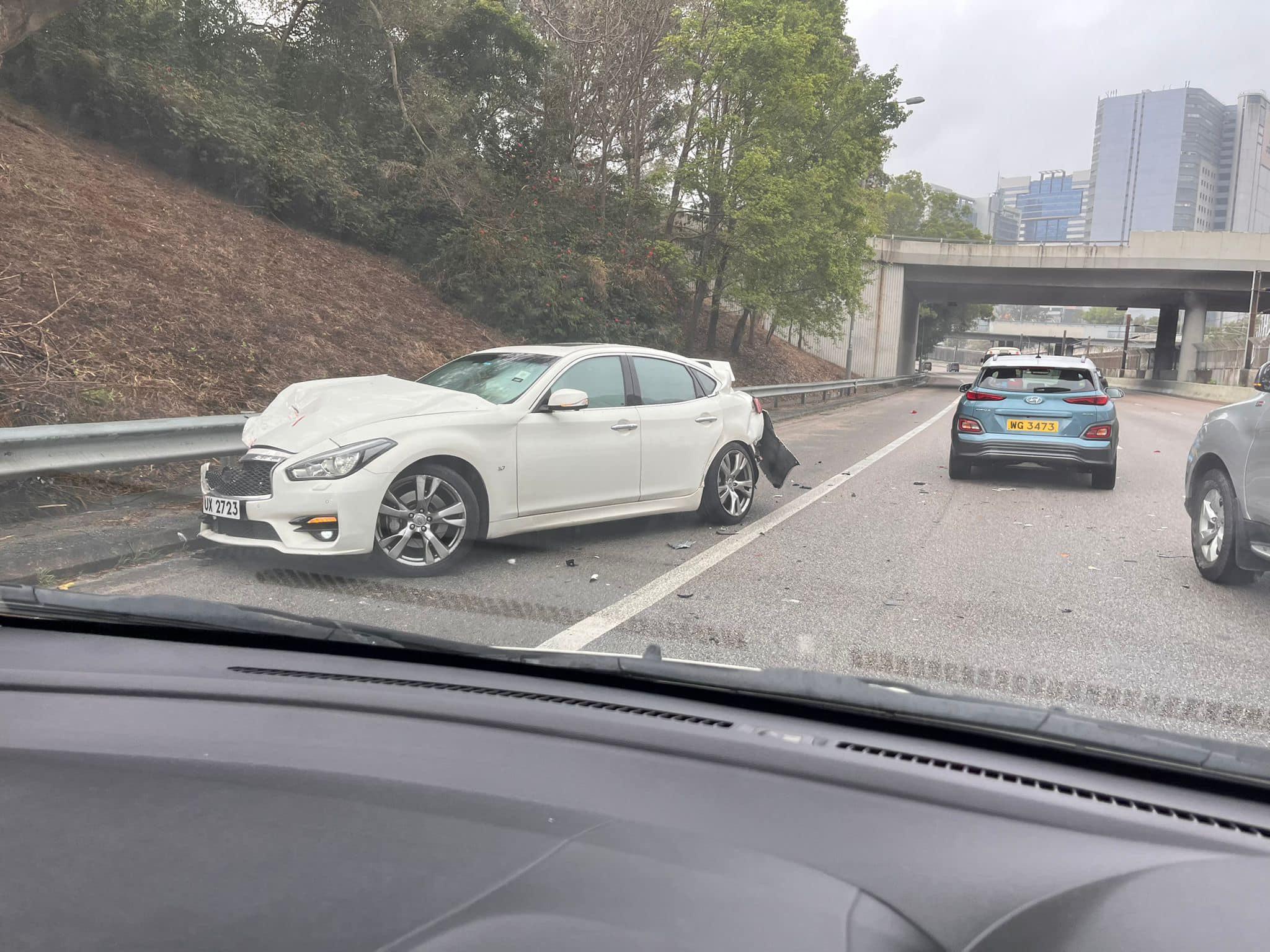 大老山公路發生致命交通意外。(fb「馬路的事討論區」圖片)