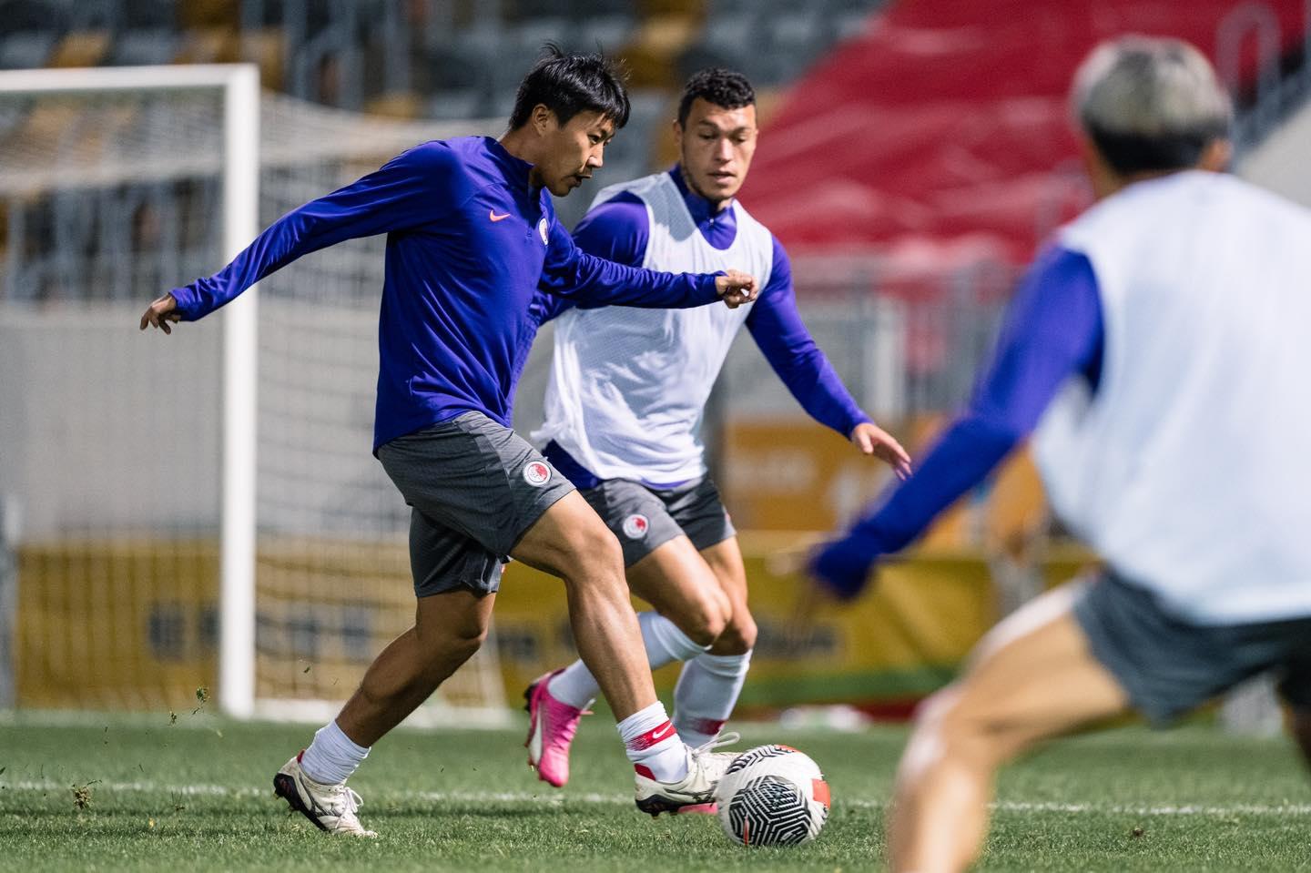 港隊今晚旺角場迎戰烏茲別克。(香港足總圖片)