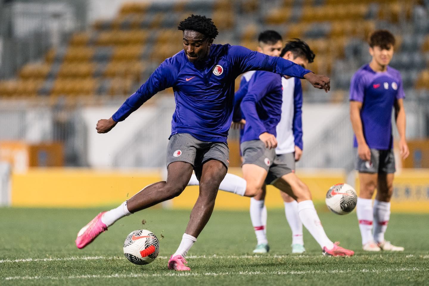 港隊今晚旺角場迎戰烏茲別克。(香港足總圖片)