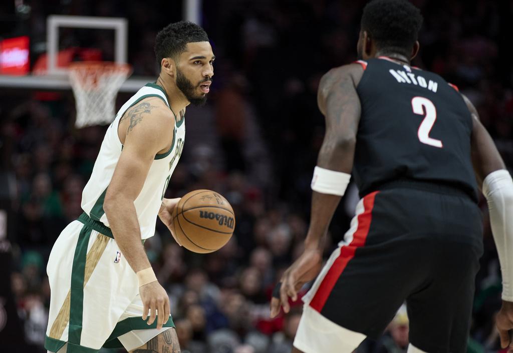 塞爾特人121:99輕取拓荒者。(美聯社)