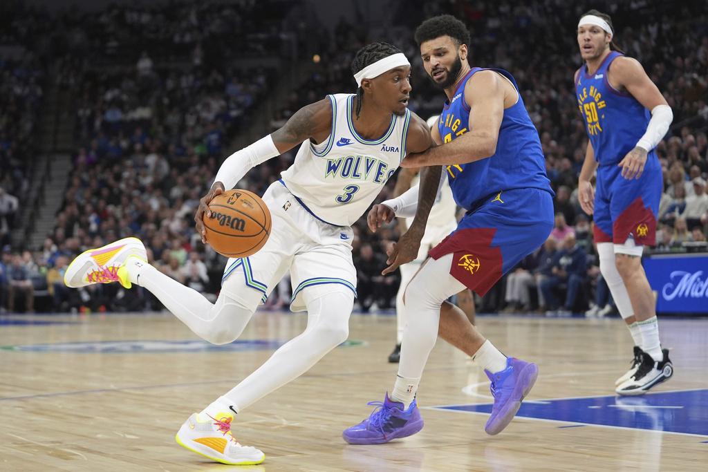 金塊115:112擊敗木狼。(美聯社)