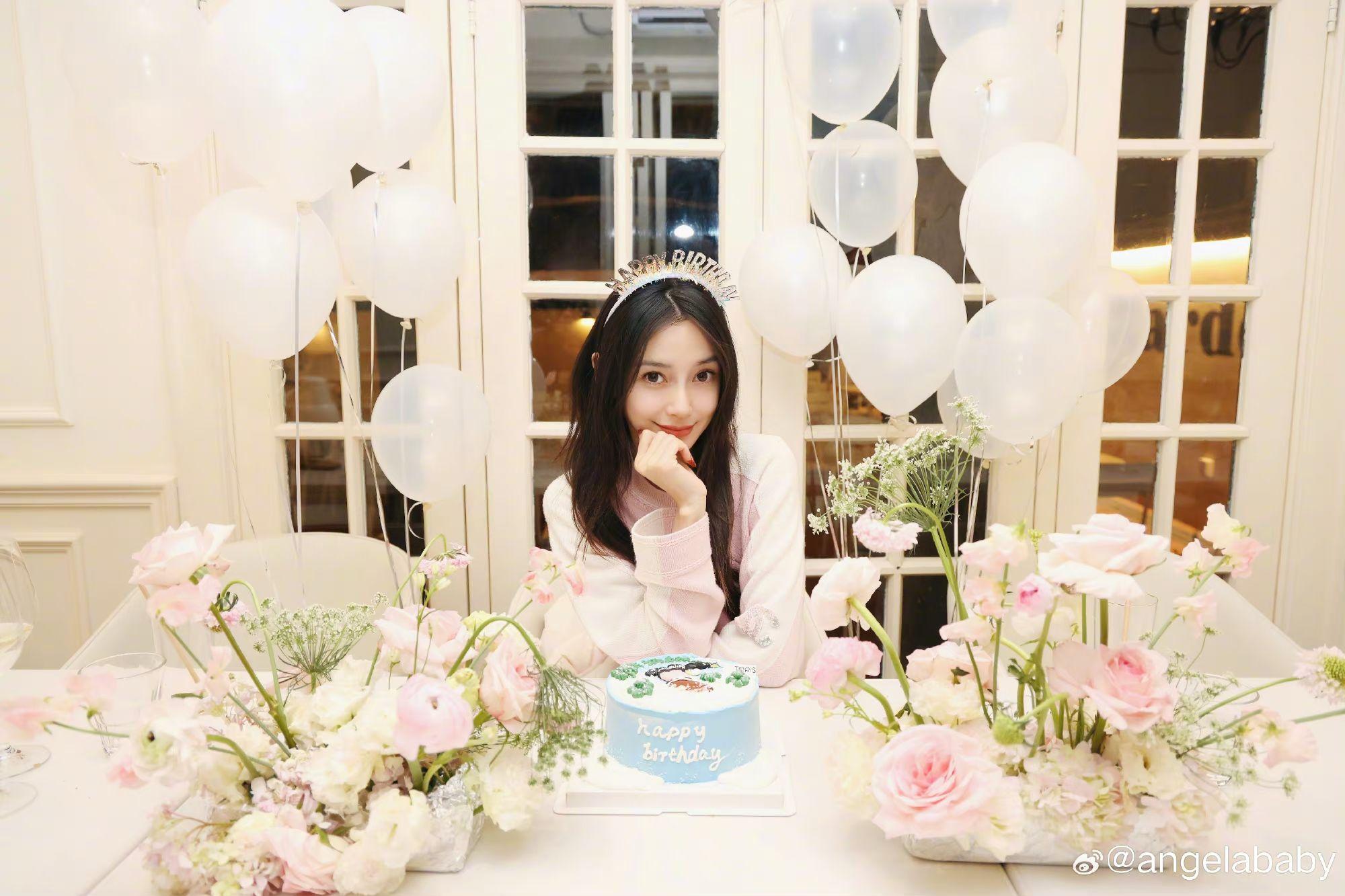 最近Angelababy又再活躍,分享靚相慶祝自己的35歲生日。