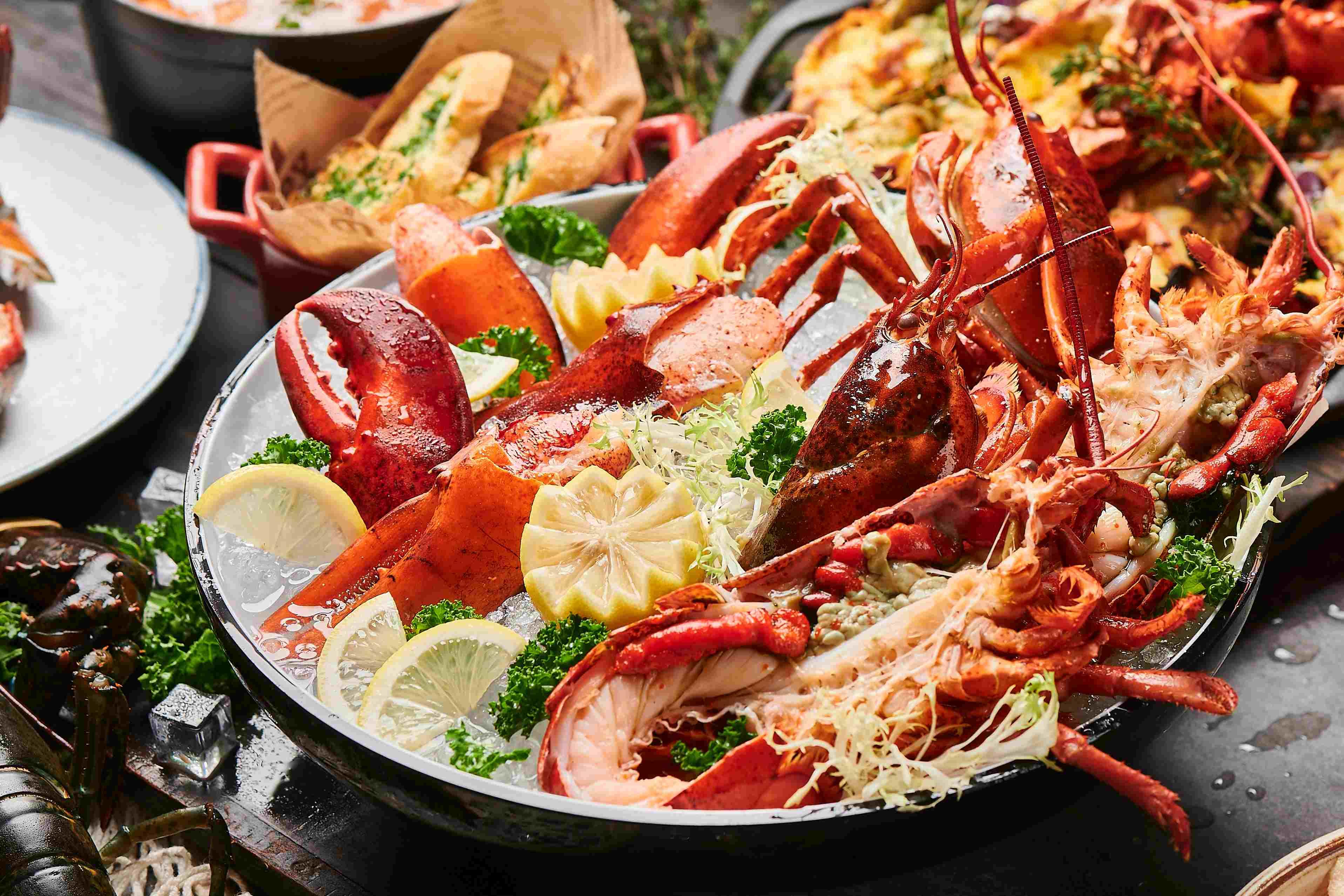 新鮮波士頓龍蝦