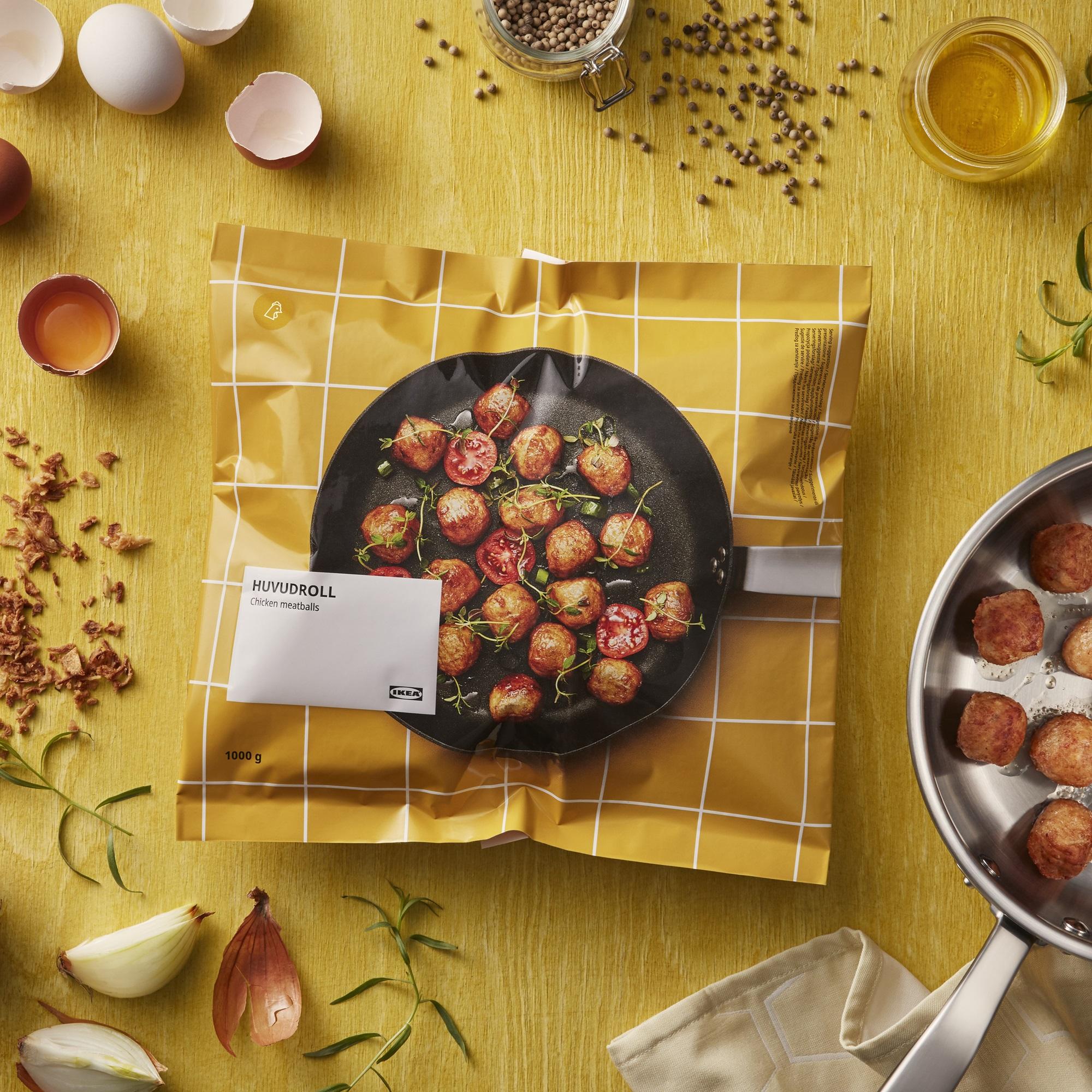 HUVUDROLL雞肉丸(急凍) 1000克 優惠價 HKD/MOP $76