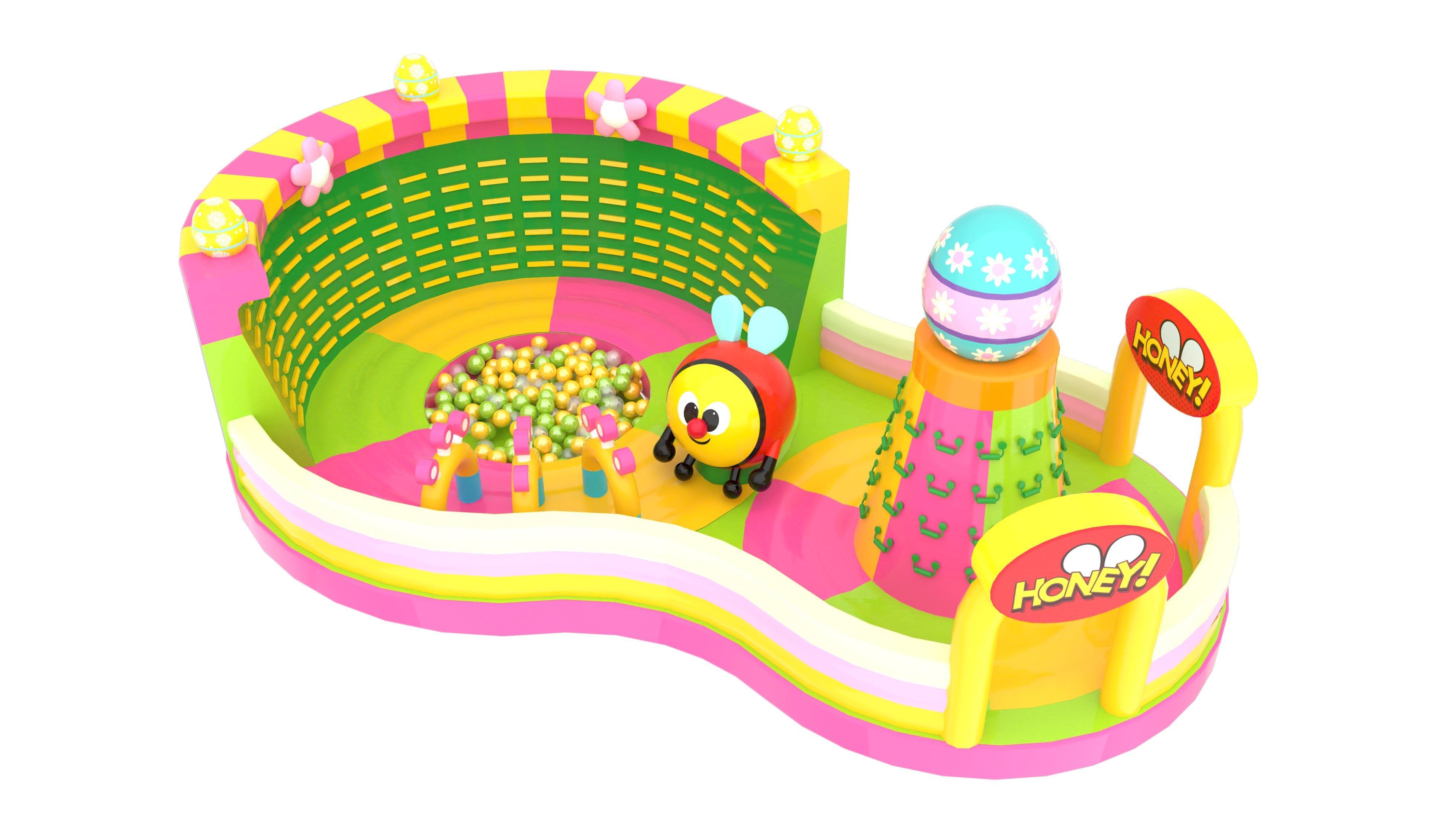 復活節好去處2024|荷里活廣場 x Kiztopia 8,000呎全新5大節日主題彈床