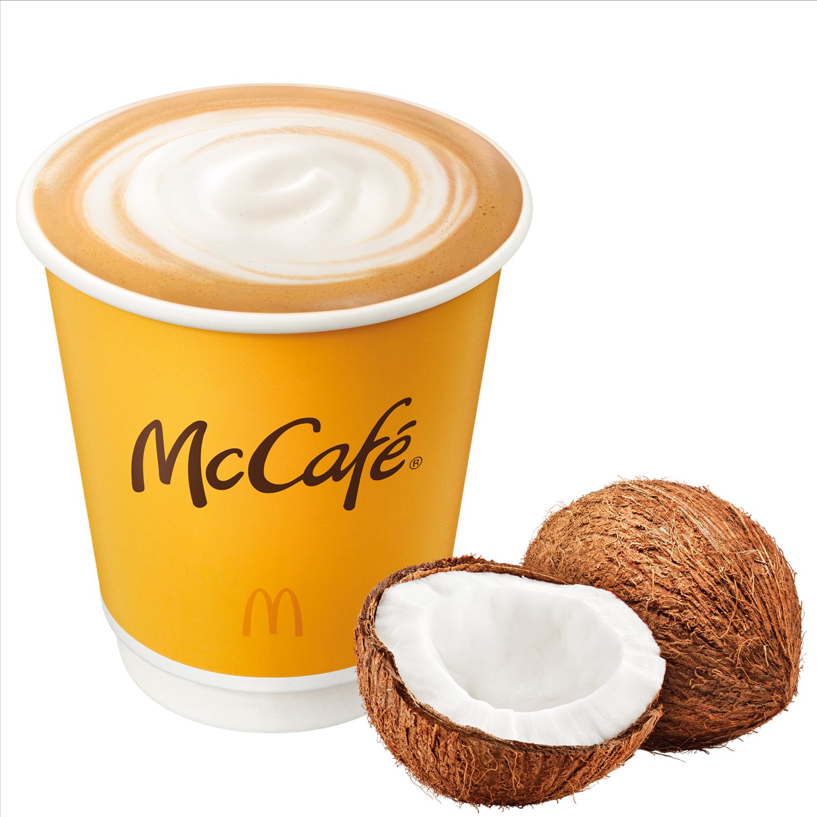 全新椰香鮮奶咖啡(熱)