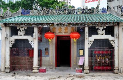 鴨脷洲洪聖古廟於2014年列為古蹟。(圖片來源:華人廟宇委員會官方網站))