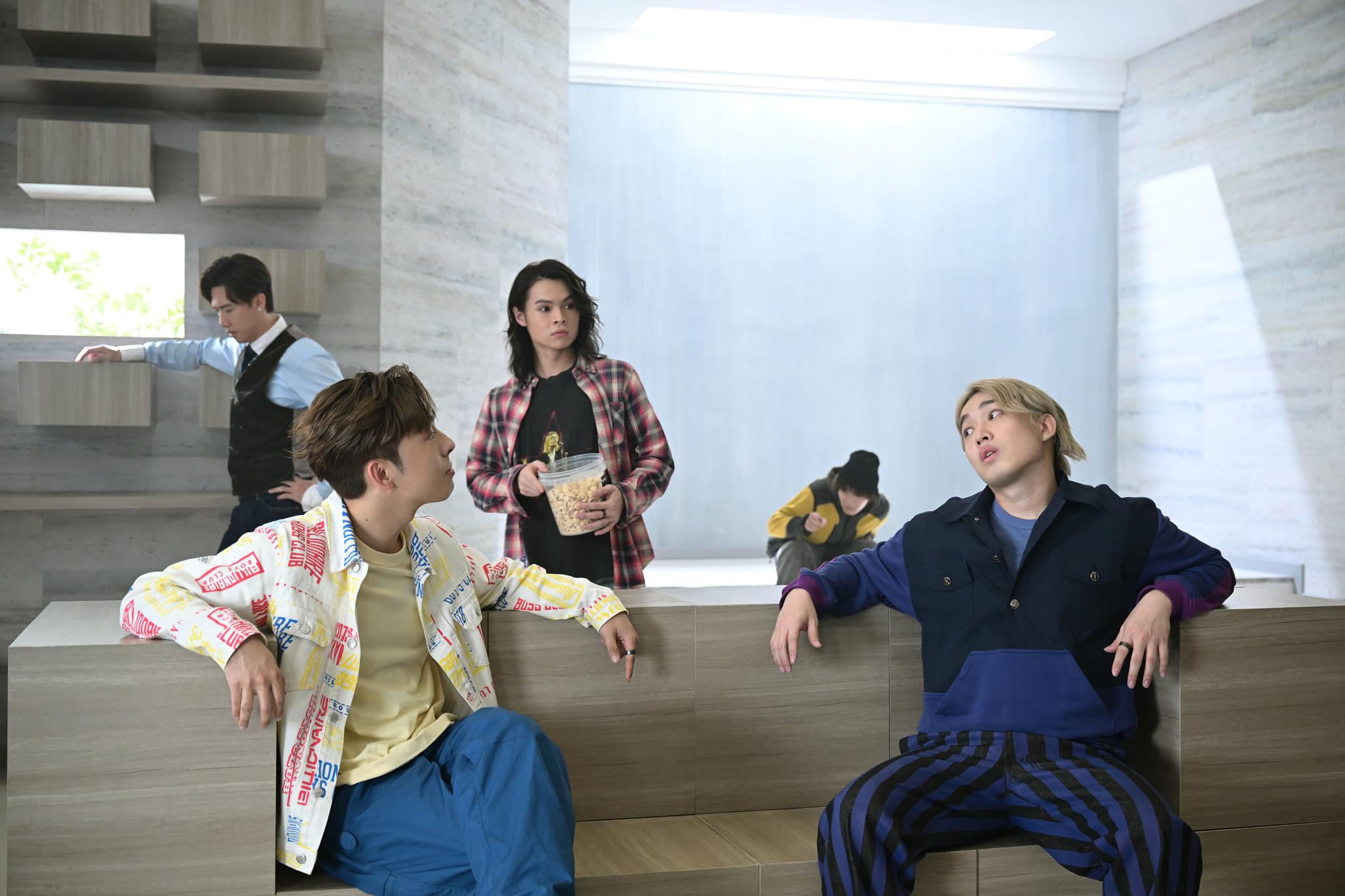 Edan與Jer有不少對手戲,「Jerdan」同場必有笑料演。(《12怪盜》劇照)