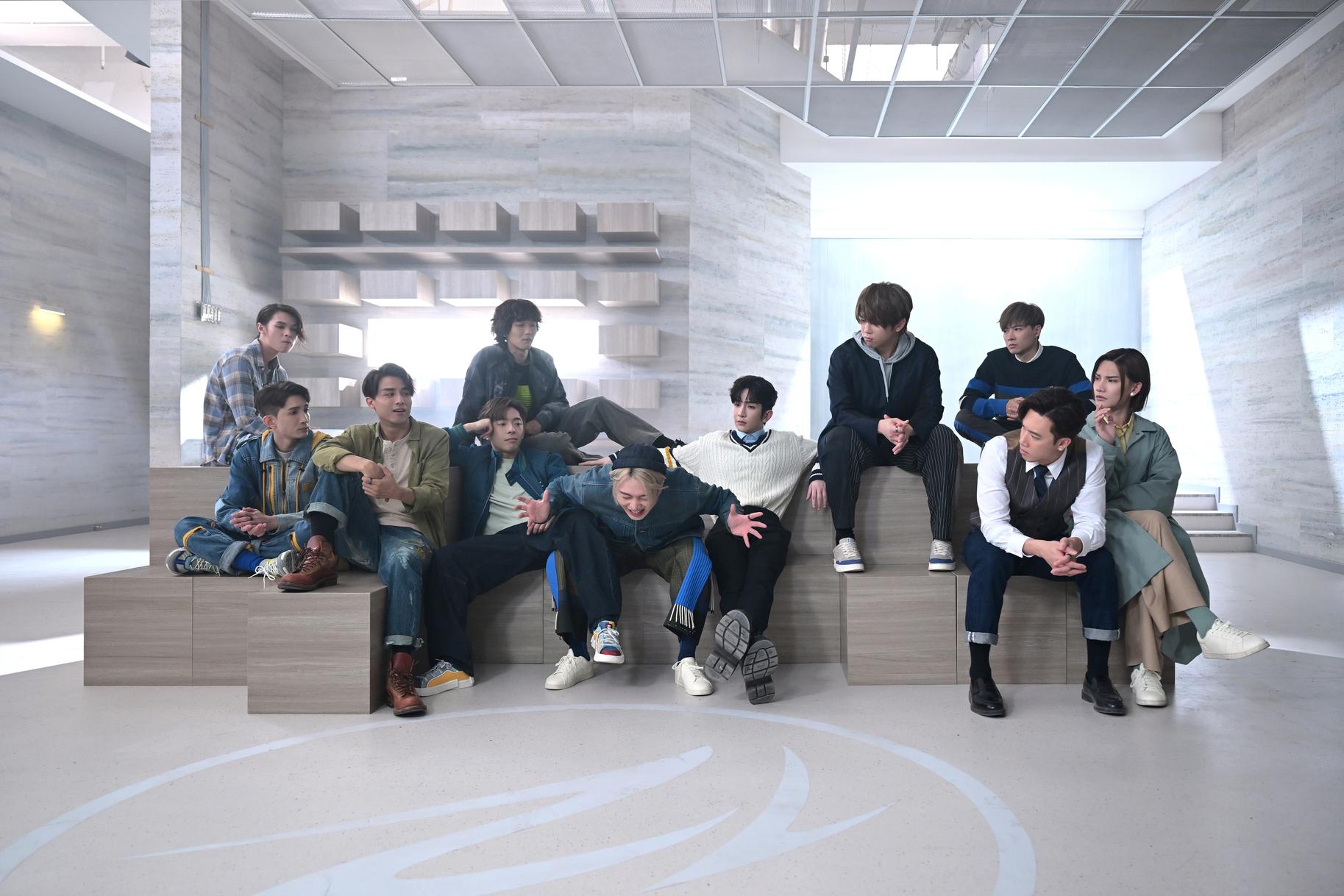 MIRROR成軍五年總圓夢全員拍電影。(《12怪盜》劇照)