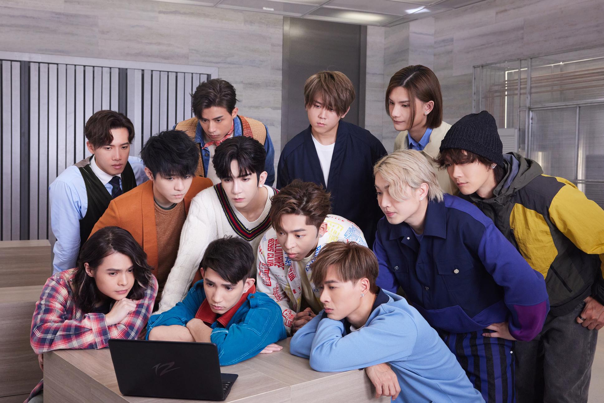 MIRROR成軍五年總圓夢全員拍電影。(《12怪盜》劇照)