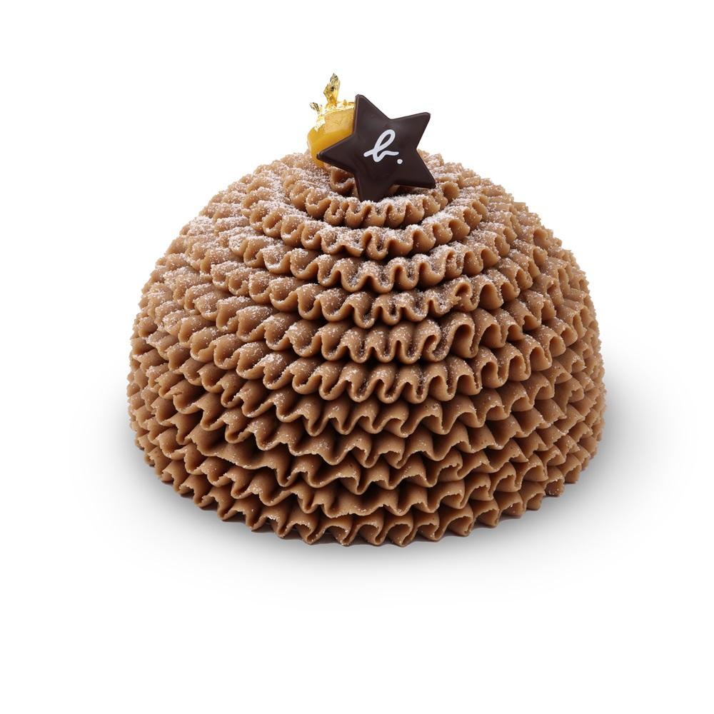 法國栗子蓉糕|原價:4吋:HK$320;5.5吋:HK$550;7吋:HK$660|八折優惠:4吋:HK$256;5.5吋:HK$440;7 吋:HK$528