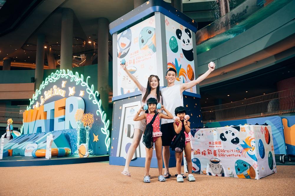 由步進「珊瑚大堂」那一刻起,色彩繽紛的復活蛋已經隱藏在水上樂園各處等你發掘。激浪前,獵蛋奇兵記得先在4米高的復活蛋限定巨型扭蛋機前留影!