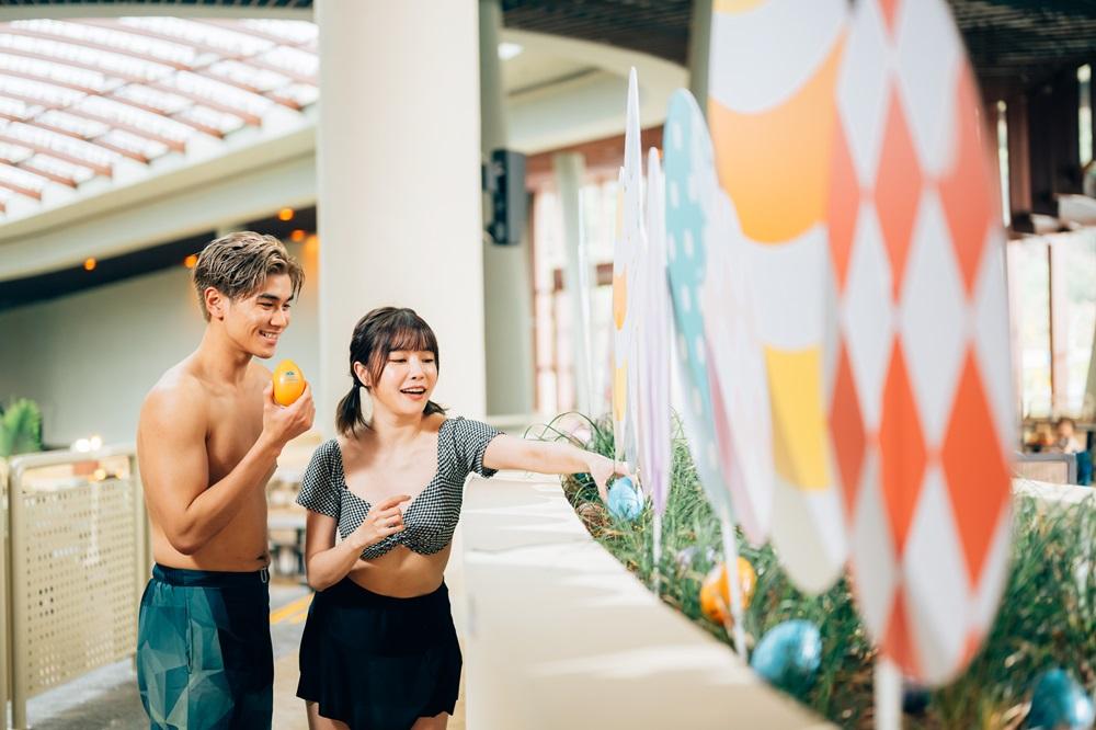 一眾獵蛋奇兵不時留意四周的復活蛋造型裝飾就會有機會發現彩蛋,不少彩蛋更被收藏在「樂韻玫瑰園」及室内外的草坪隱蔽位置,等待你「收入囊中」。