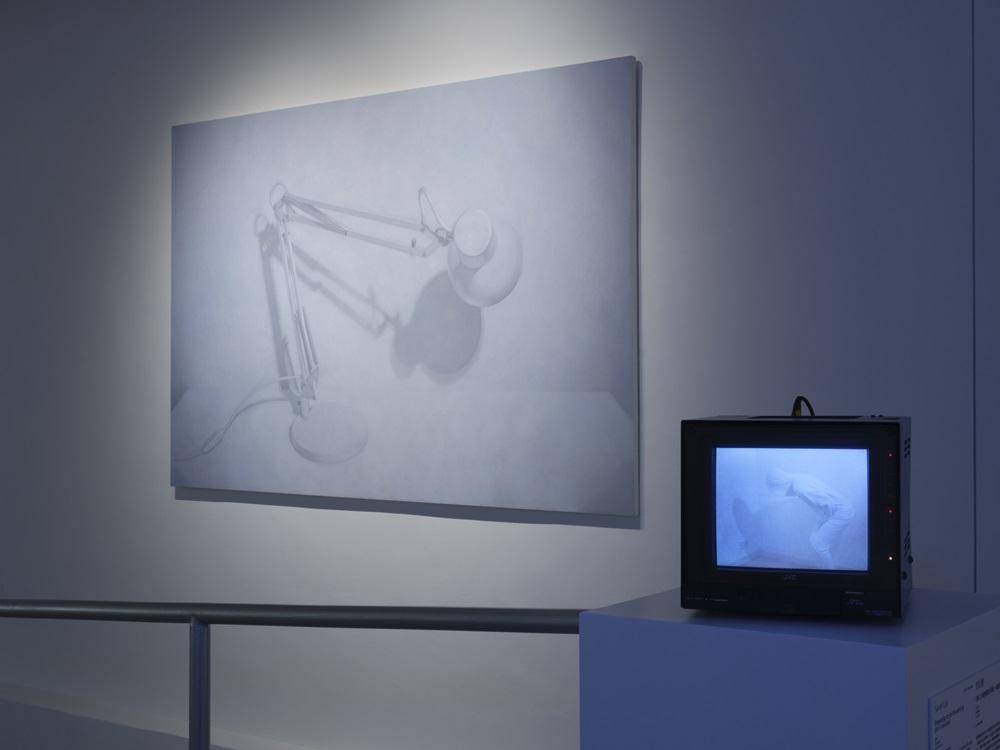 Pretending To Be The Painting (For 3 Minutes) and Spotting The Light Onto A Light