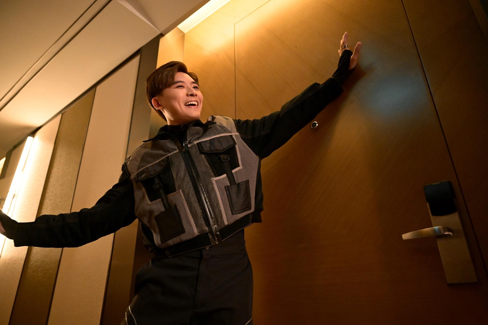 「智者輝」Frankie演擁有第六感的怪盜,是秘密武器。(《12怪盜》劇照)