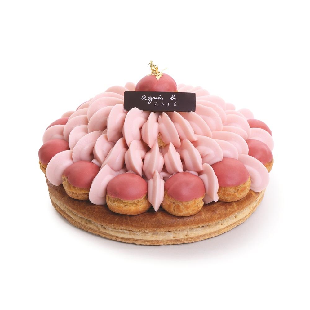 玫瑰法式泡芙塔|原價:4吋:HK$320;5.5吋:HK$550;7吋:HK$660|八折優惠:4吋:HK$256;5.5吋:HK$440;7 吋:HK$528