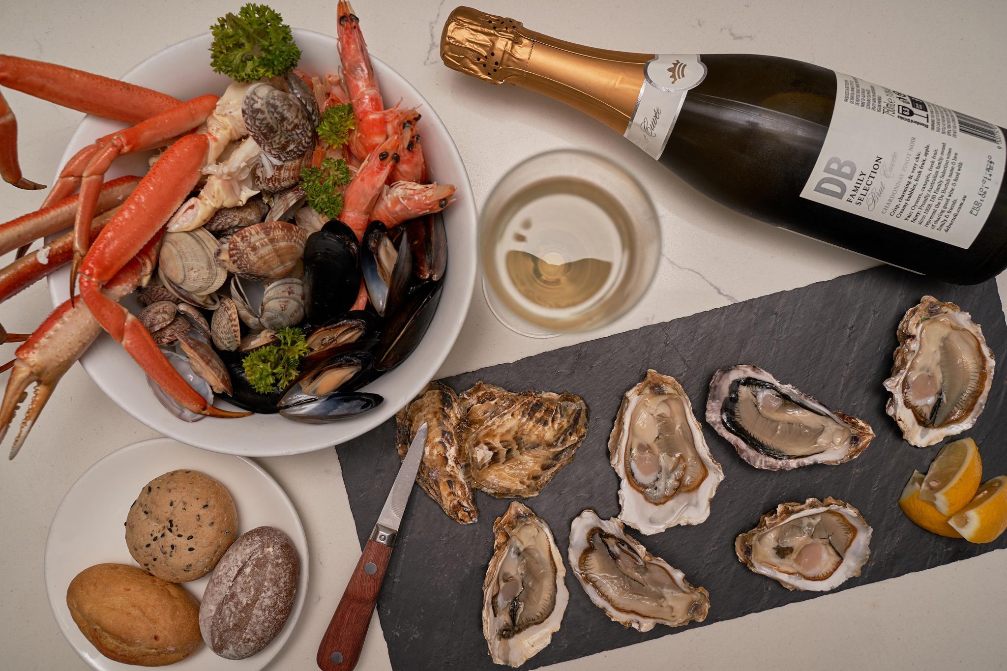 即開生蠔、雪場蟹腳