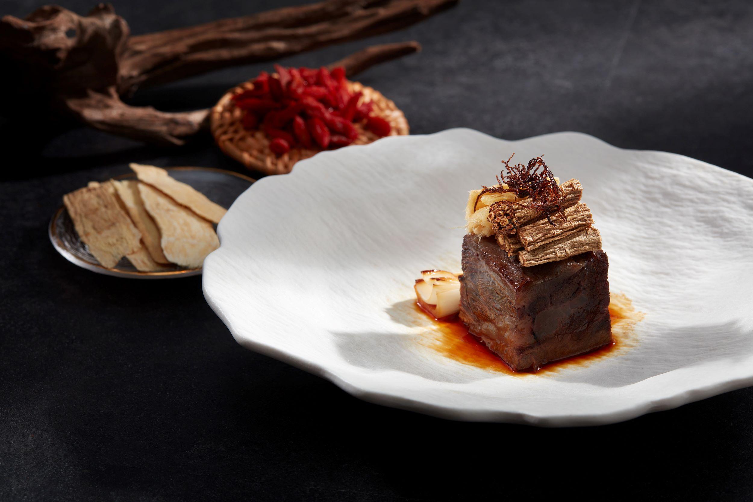 老陳皮北芪黨參燉和牛面脥