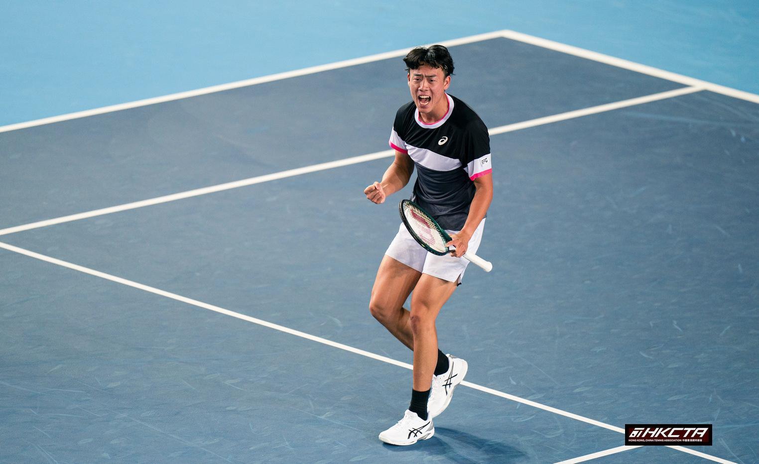 黃澤林在邁亞密公開賽打入主賽圈。(中國香港網球總會圖片)