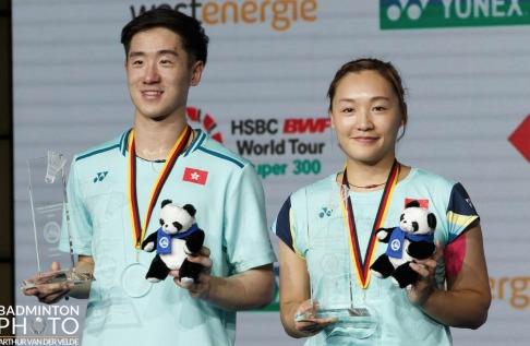 謝影雪鄧俊文挫南韓組合金元昊/鄭娜銀 德國公開賽摘冠今年開齋(照片鳴謝 Photo Credit: Badminton Photo)