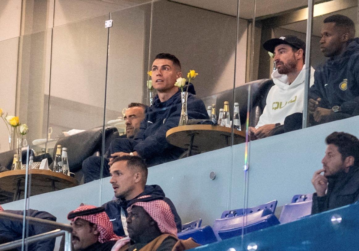 C朗拿度停賽成座上客 艾納斯的泰利斯卡連中三元仍以4︰4賽和對手。(路透社)