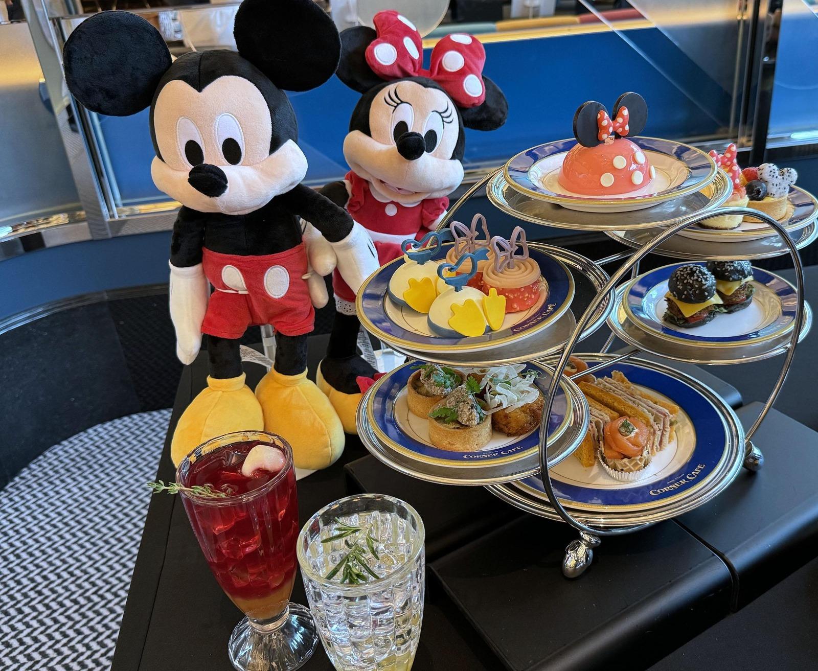 迪士尼樂園多間餐廳推出全新菜單,包括米奇老鼠主題下午茶