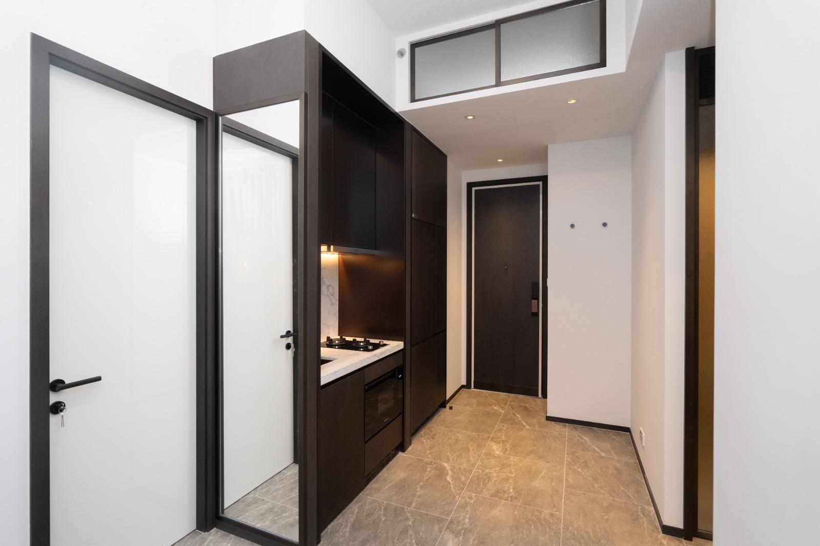 恒基新盤BelgraviaPlace示範單位1a座。(林靄怡攝)