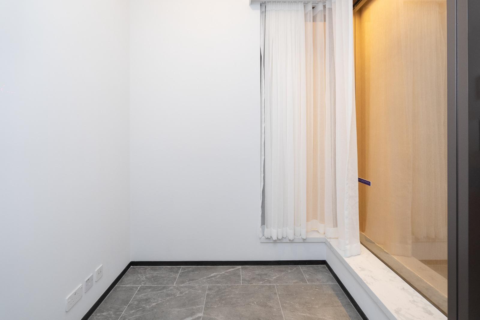 恒基新盤BelgraviaPlace示範單位1a座。(林靄怡攝)