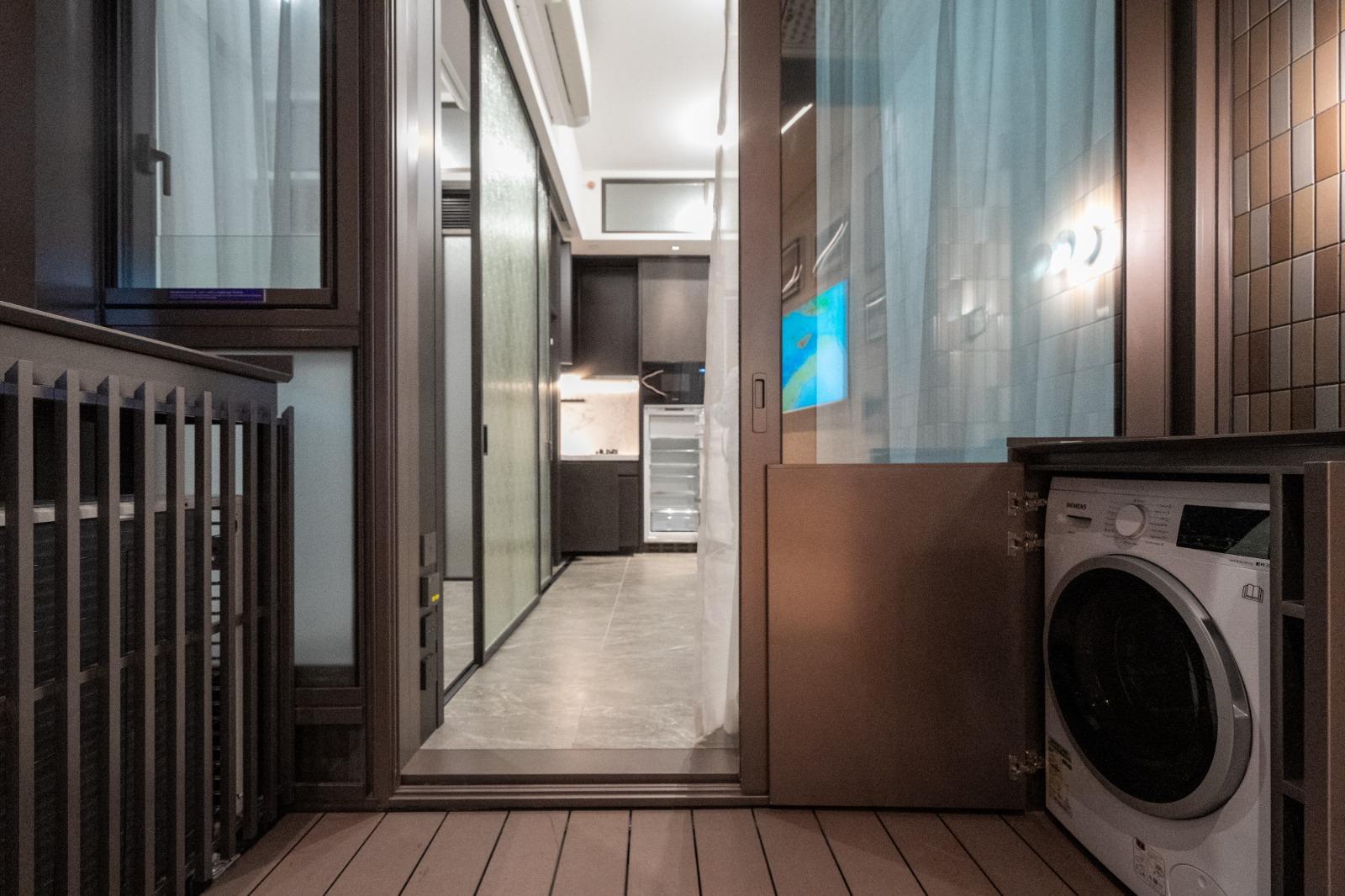 恒基新盤BelgraviaPlace示範單位1a座。(林靄怡攝)