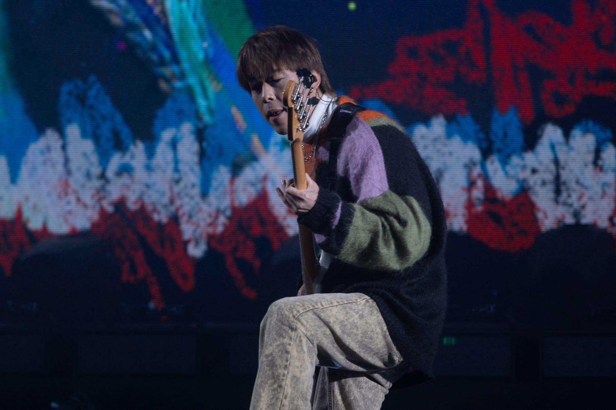 陳蕾為兌現承諾,請《造星V》學員做嘉賓。(蘇文傑攝)