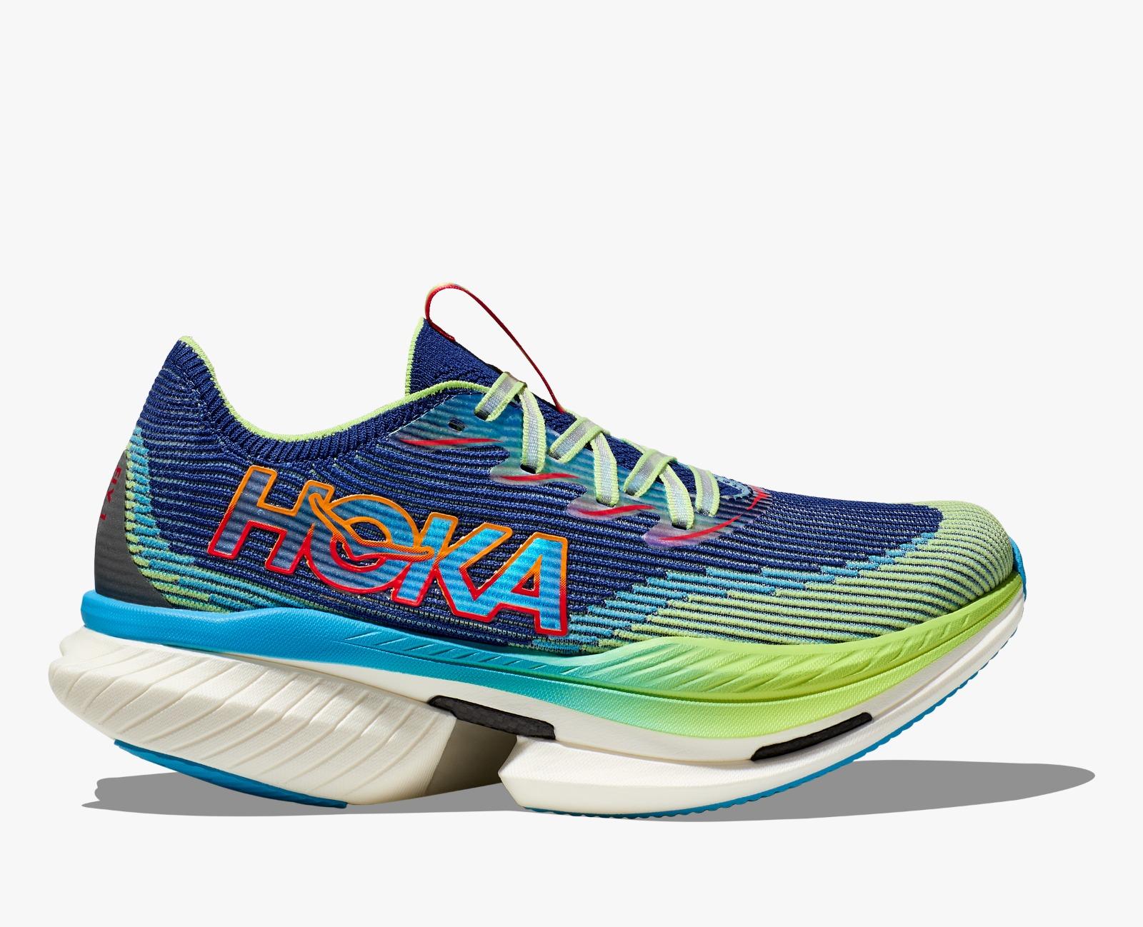 HOKA CIELO X1再生聚酯纖維鞋舌固定設計