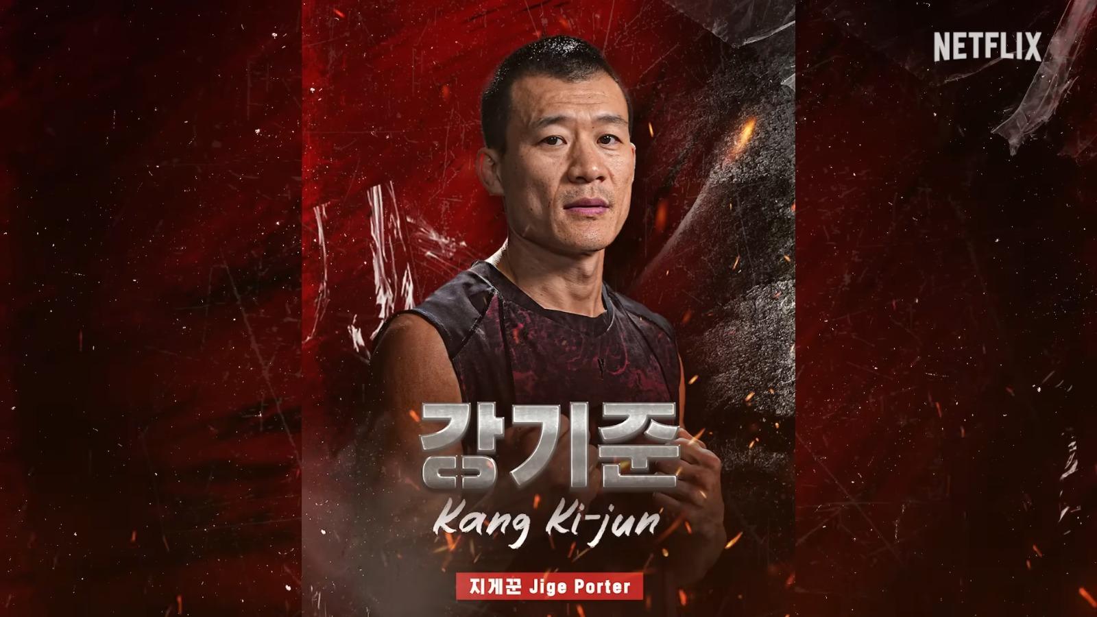 《體能之巔:百人大挑戰》第2季Physical: 100男選手︰Kang Ji-jun