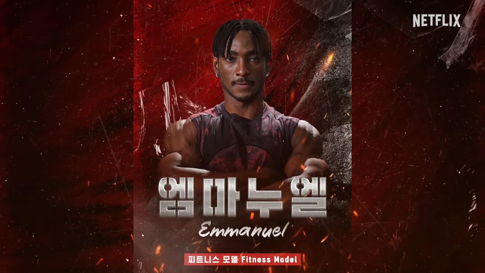 《體能之巔:百人大挑戰》第2季Physical: 100男選手︰Emmanuel